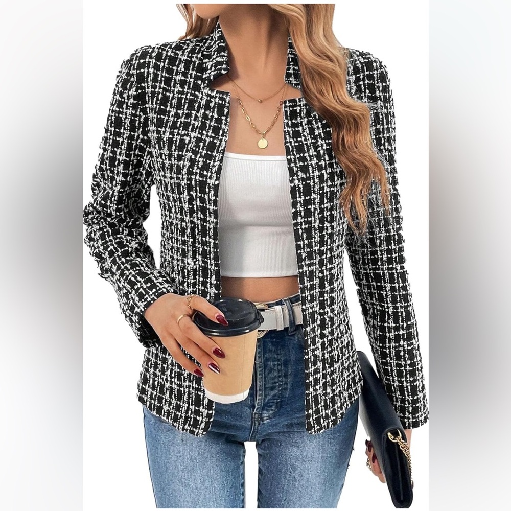 Elegant Mina Self Women’s Blazer | NWT | Sz XS | Chic Tailored Layer